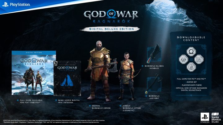 God Of War Ragnarok Pre Order Digital Deluxe Edition