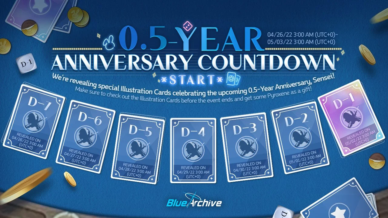 0.5 Anniversary Countdown