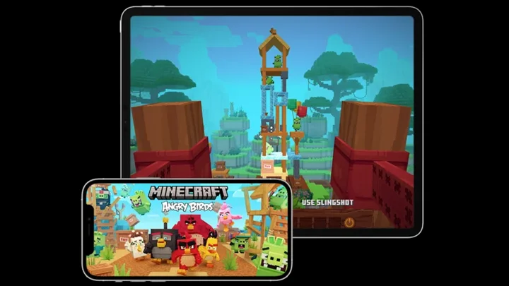 Minecraft X Angry Birds 4