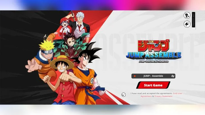 Jump Assemble Landing Screen Fi