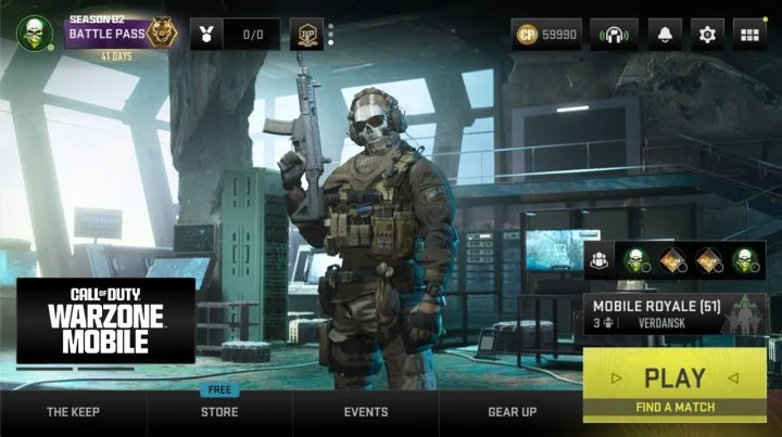 Call Of Duty Warzone Mobile Home Page