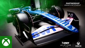 Xbox is now the Official Console Partner of the BWT Alpine F1 Team