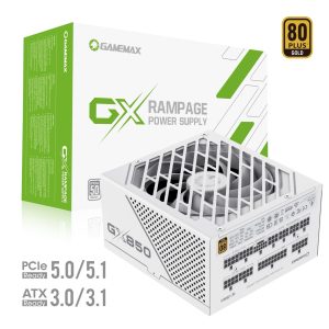 GameMax Launched GX-850 PRO ATX 3.1 PCIE 5.1 PSU in Black and White Colors