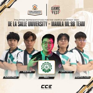 DLSU’s MLBB Team Viridis Arcus to Represent Philippines at Singapore’s Campus Game Fest 2024