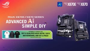 ASUS Unveils New X870 Motherboards for AMD Ryzen 9000 Series, Now Available in the Philippines