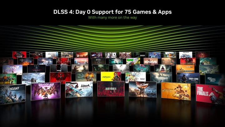 Nvidia Unveils DLSS 4: 75 Games to Get Massive Performance Boost