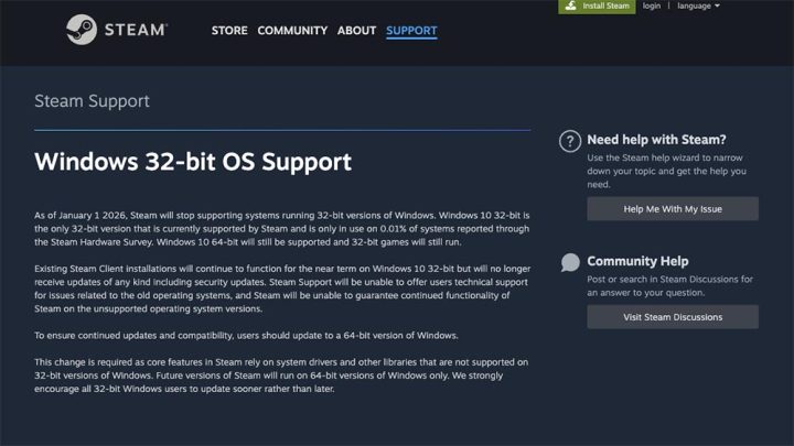Bit Steam steam-windows-32-bit-720x405-1 - YugaTech Gaming | Philippines Gaming ...